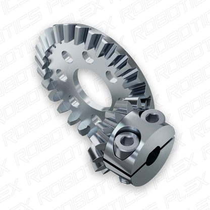 2:1 Ratio Bevel Gear Set (6mm D-Bore Pinion Gear)