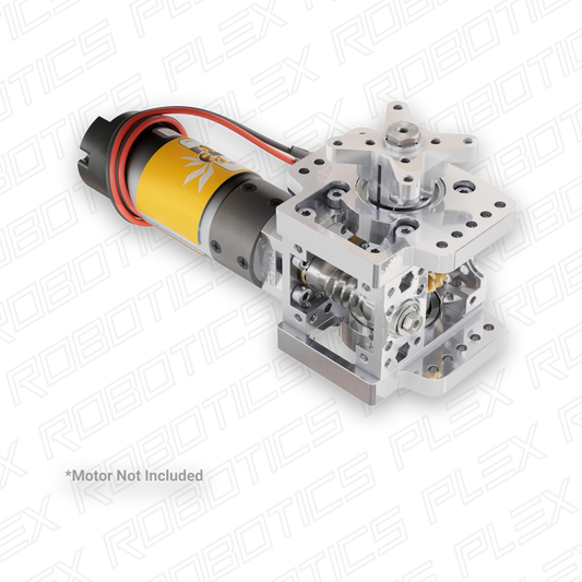 Super-Duty Worm Drive Gearbox (28:1 Ratio)