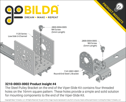 2 Stage Viper-Slide Kit (Belt-Driven, 336mm Slides)