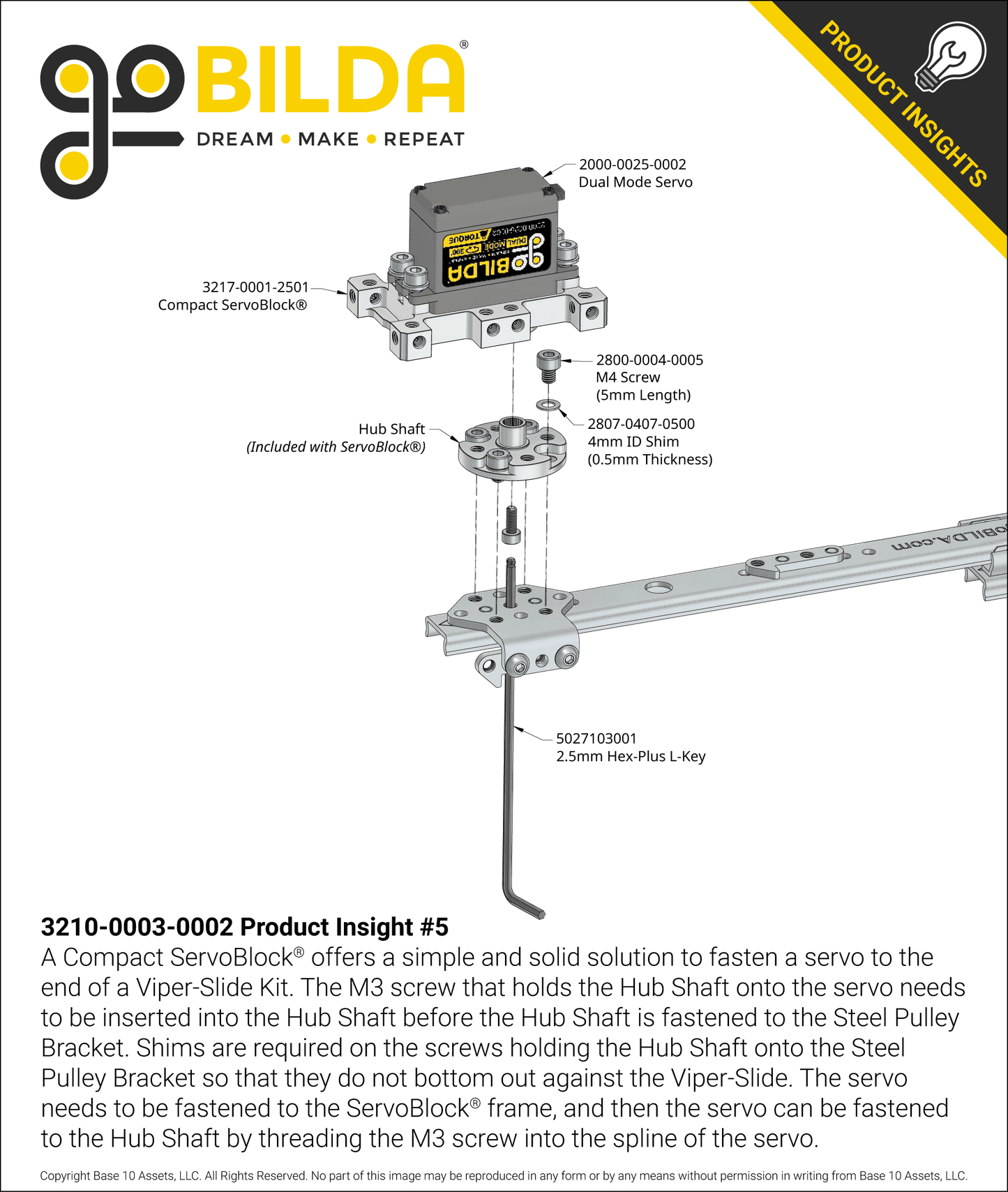 2 Stage Viper-Slide Kit (Belt-Driven, 336mm Slides)