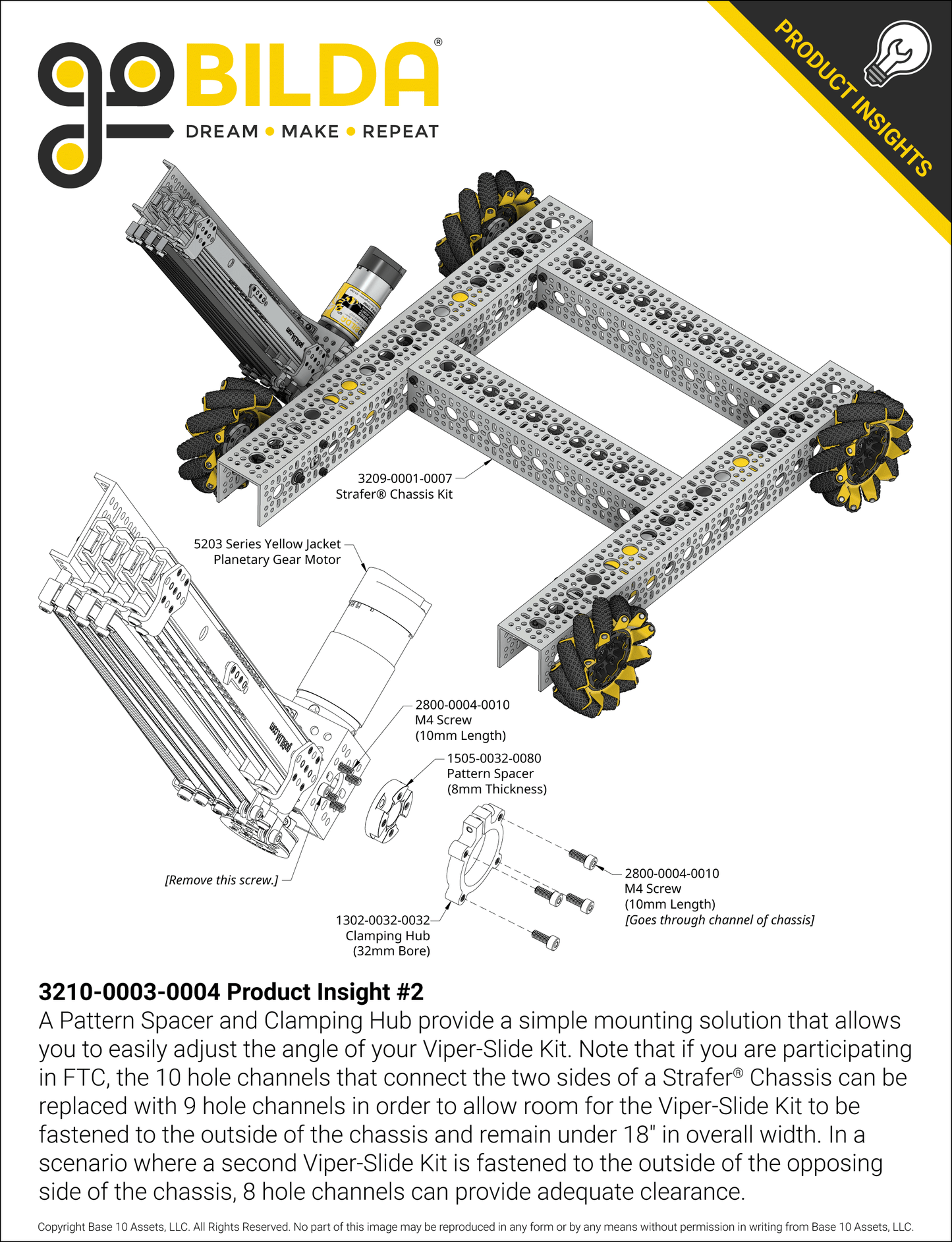 4 Stage Viper-Slide Kit (Belt-Driven, 336mm Slides)