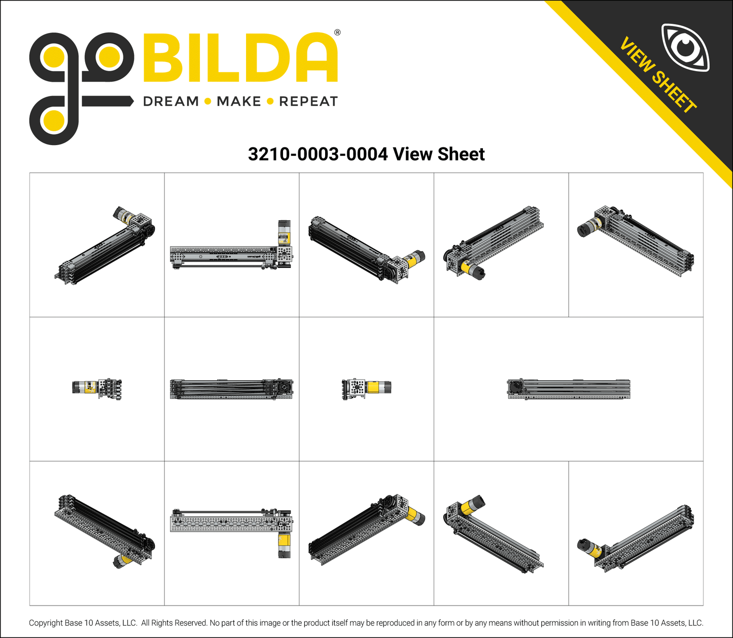 4 Stage Viper-Slide Kit (Belt-Driven, 336mm Slides)