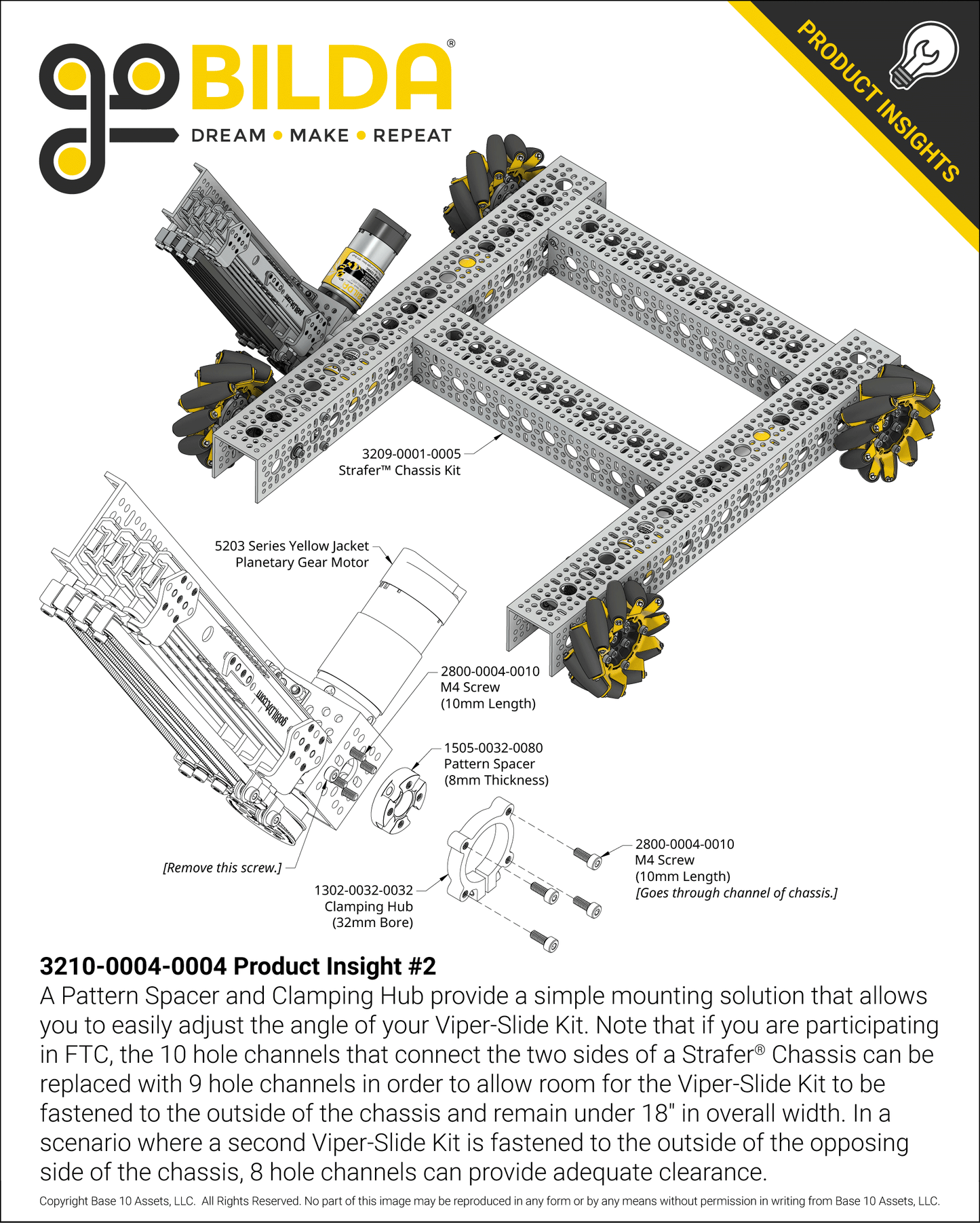 4 Stage Viper-Slide Kit (Belt-Driven, 240mm Slides)