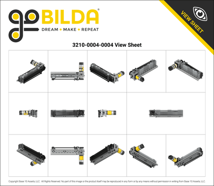 4 Stage Viper-Slide Kit (Belt-Driven, 240mm Slides)