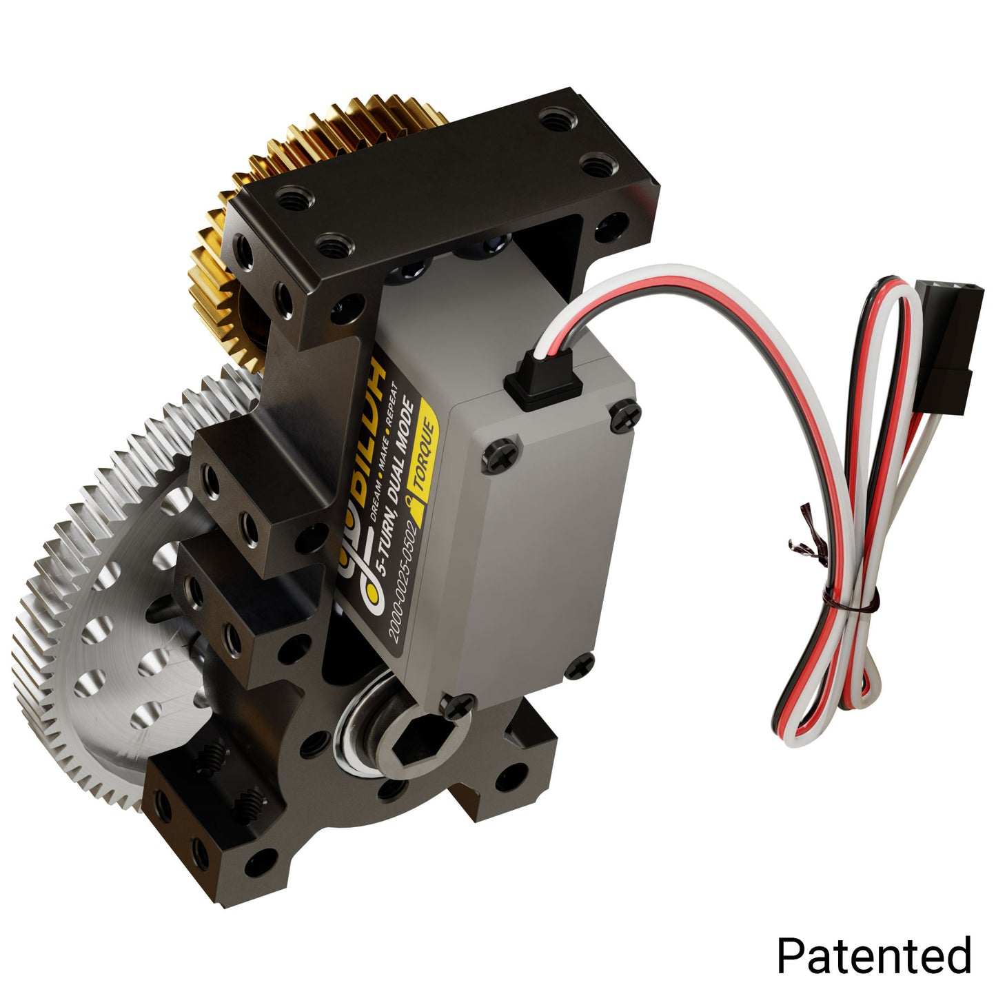 Stingray-2 Servo Gearbox (0.34 sec/60°, 30RPM, 700 oz-in Torque, 900° Rotation)