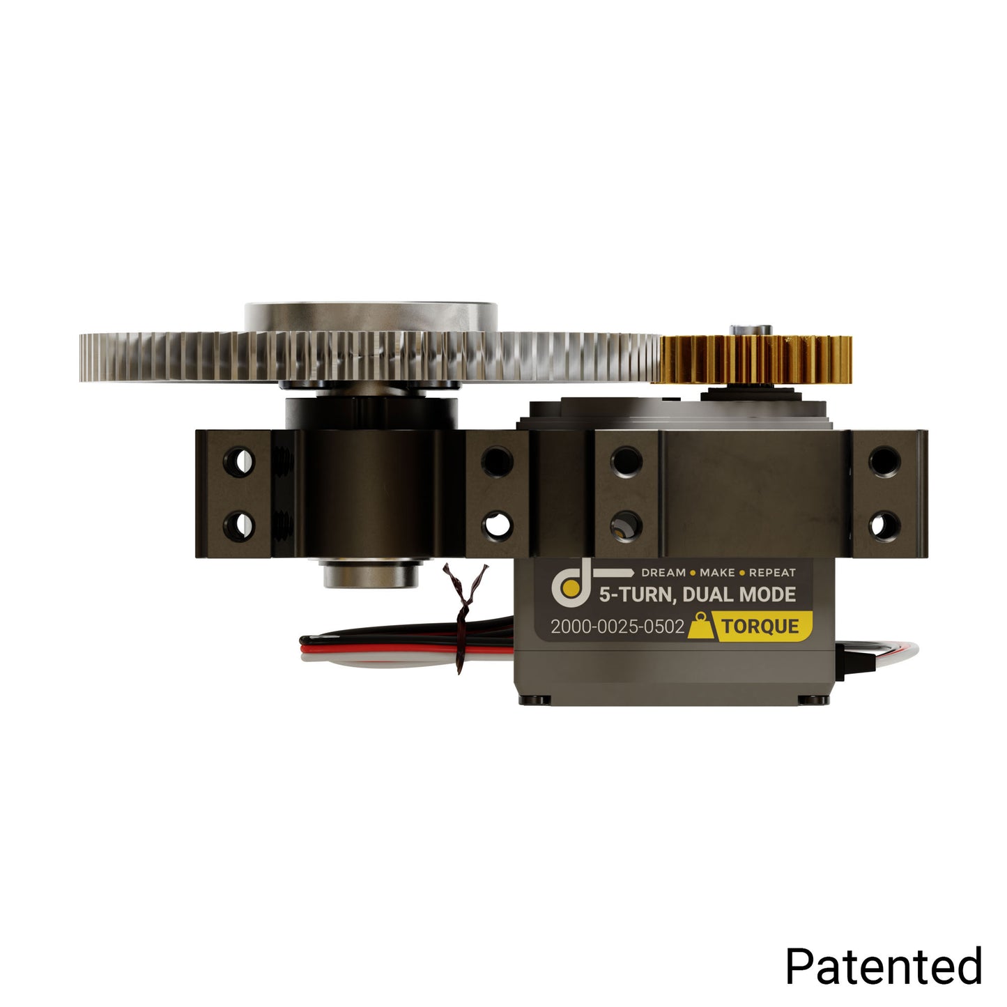 Stingray-3 Servo Gearbox (0.51 sec/60°, 20RPM, 1050 oz-in Torque, 600° Rotation)