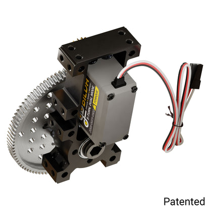 Stingray-4 Servo Gearbox (0.68 sec/60°, 15 RPM, 1400 oz-in Torque, 450° Rotation)