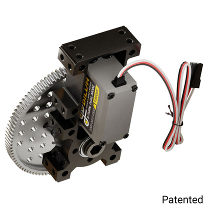Stingray-5 Servo Gearbox (0.85 sec/60°, 12 RPM, 1750 oz-in Torque, 360° Rotation)