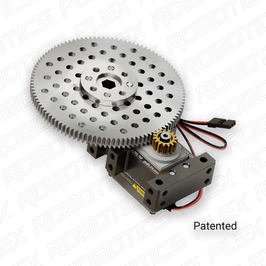Stingray-7 Servo Gearbox (1.19 sec/60°, 8.6 RPM, 2450 oz-in Torque, 257° Rotation)