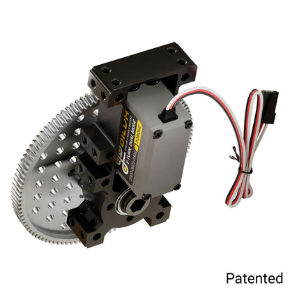 Stingray-9 Servo Gearbox (1.53 sec/60°, 6.7 RPM, 3150 oz-in Torque, 200° Rotation)