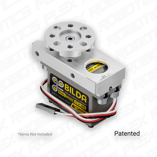 Compact ServoBlock® (27mm Width, For Standard Size H25T Spline Servo, Hub-Shaft)