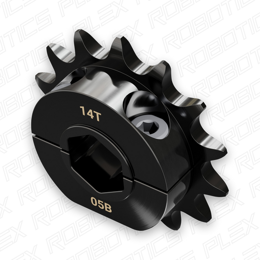 8mm Pitch Steel Clamping Sprocket (12mm REX™ Bore, 14 Tooth)