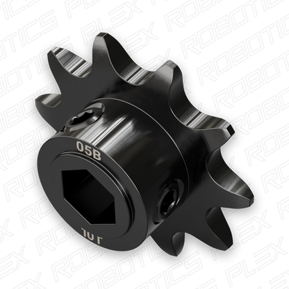 3307 Series 8mm Pitch Steel Set-Screw Sprocket (8mm REX™ Bore, 10 Tooth)