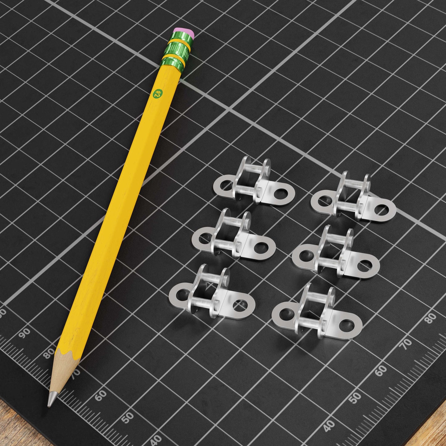 Grid-Link for 8mm Pitch Steel Chain - 6 Pack