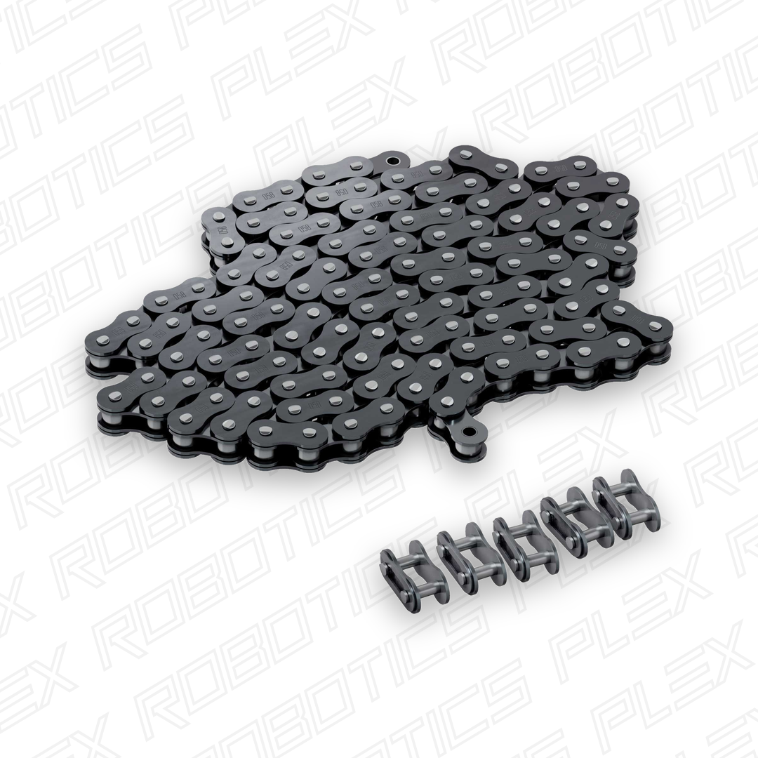 8mm Pitch Steel Chain (1 Meter Length)