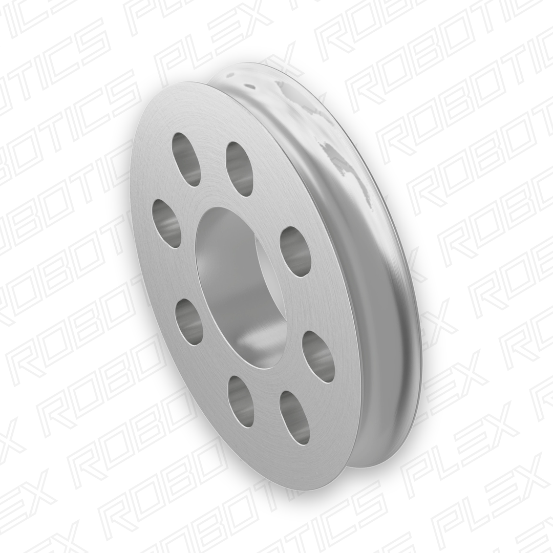 3400 Series Hub Mount Round Belt Pulley (14mm Bore)