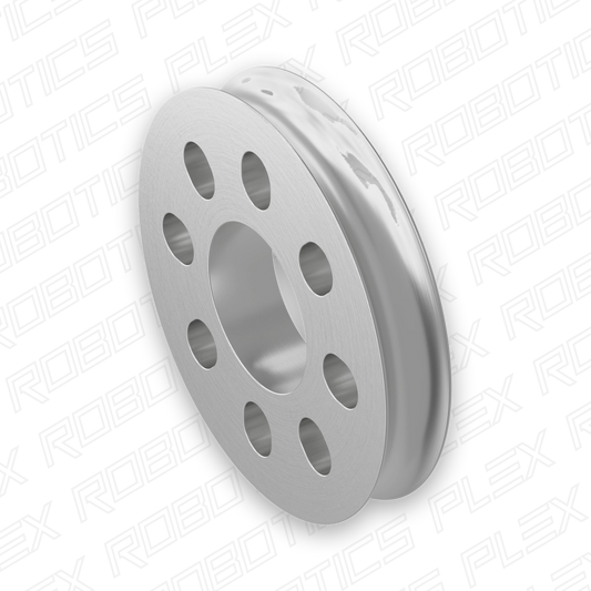 3400 Series Hub Mount Round Belt Pulley (14mm Bore)