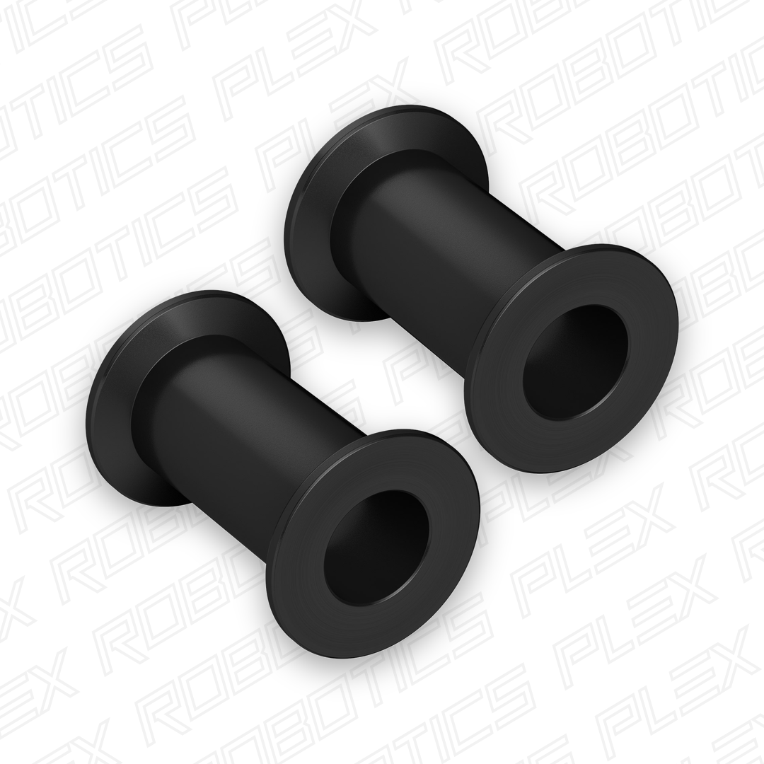 Acetal Timing Belt Idler (6mm ID x 12mm OD, 18mm Width, 1-2) - 2 Pack