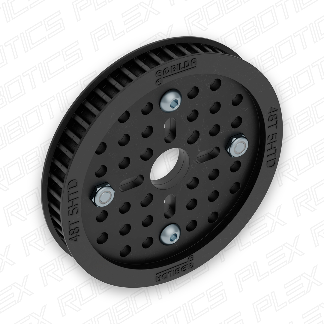 3415 Series 5mm HTD Pitch Hub Mount Timing Belt Pulley (14mm Bore, 48 Tooth)
