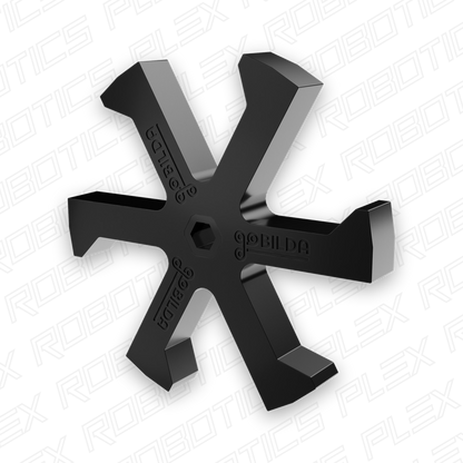 3615 Series Boot-Wheel (8mm REX™ Bore, 96mm Diameter, 30A Durometer)