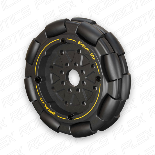 96mm Omni Wheel (14mm Bore, 50A Durometer)