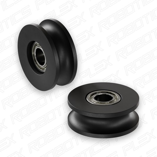 U-Wheel (8mm Groove, 8mm ID Bearings, 32mm Diameter) - 2 Pack