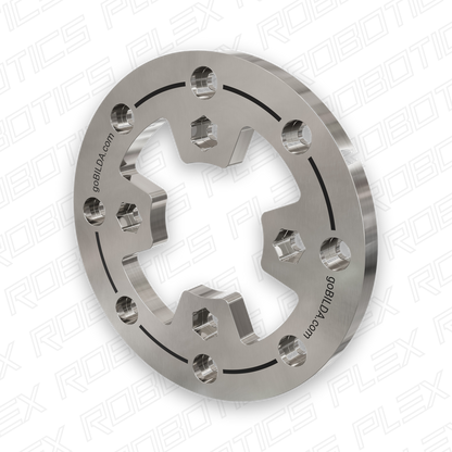Steel Flywheel (82mm Diameter, 152g, 840 g·cm²)
