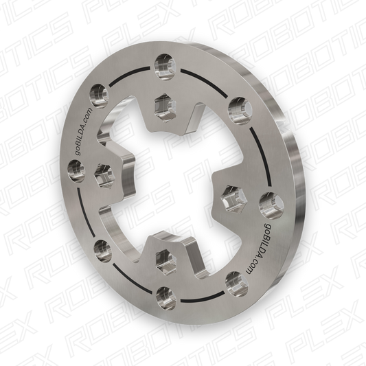 Steel Flywheel (82mm Diameter, 152g, 840 g·cm²)