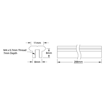 3700 Series 14.5mm V-Guide