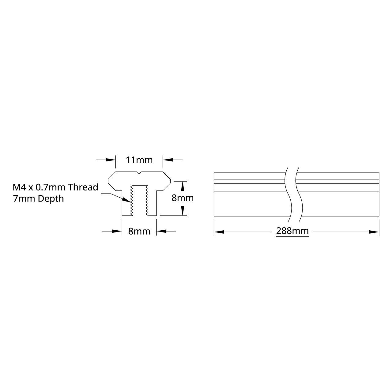3700 Series 14.5mm V-Guide