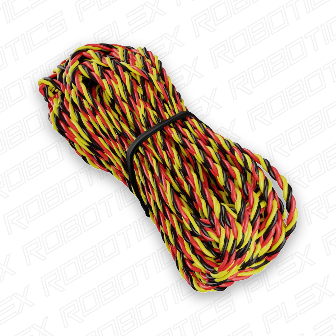 3 Conductor, 22AWG, Twisted Wire (15M Length)