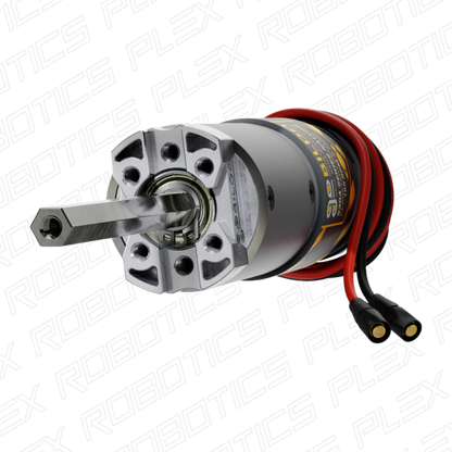 5304 Series Saturn Planetary Gear Motor (80mm Length 8mm REX™ Shaft, 3.3 - 5V Encoder)
