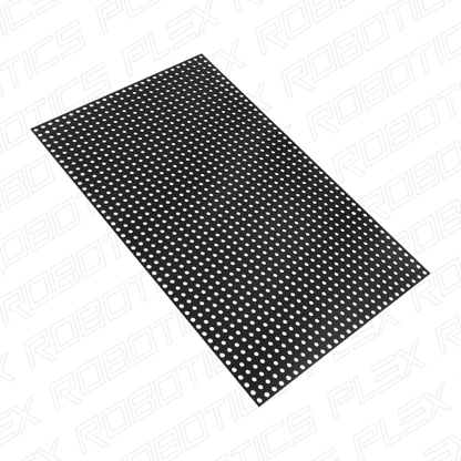 Transparent Black Polycarbonate Grid Plate (1.5mm Thickness, 27 x 44 Hole, 216 x 352mm)