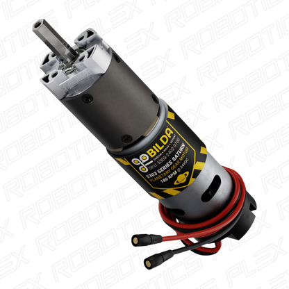 5303 Series Saturn Planetary Gear Motor (24mm Length 8mm REX™ Shaft, 3.3 - 5V Encoder)