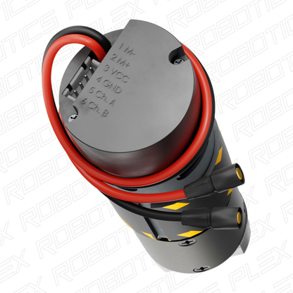 5303 Series Saturn Planetary Gear Motor (24mm Length 8mm REX™ Shaft, 3.3 - 5V Encoder)