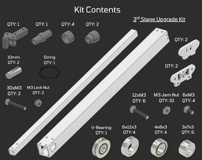 Offset 3rd Stage Upgrade Kit (300mm)