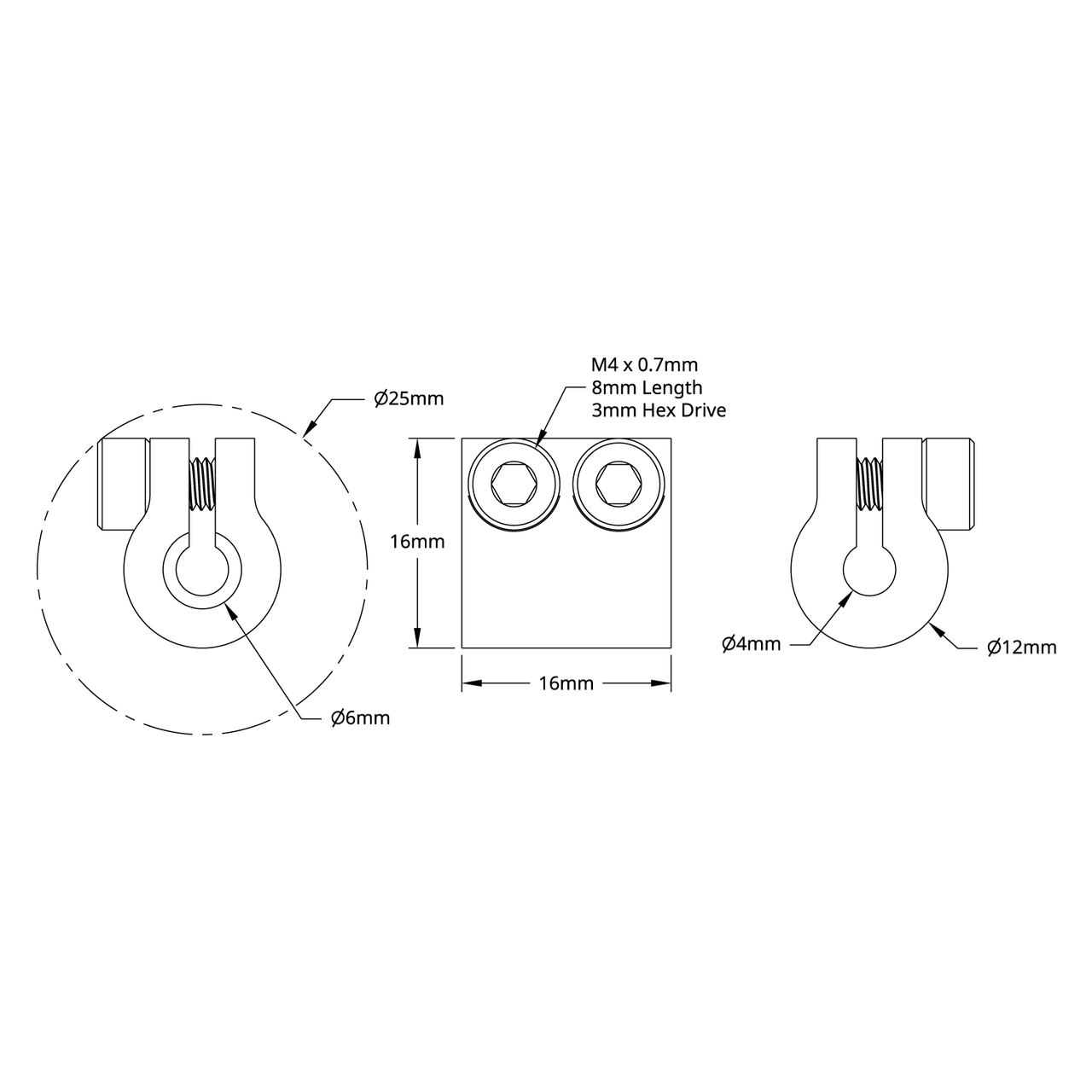 4000 Series Clamping Shaft Coupler