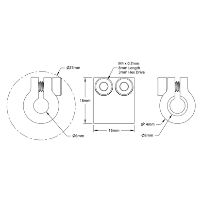 4000 Series Clamping Shaft Coupler