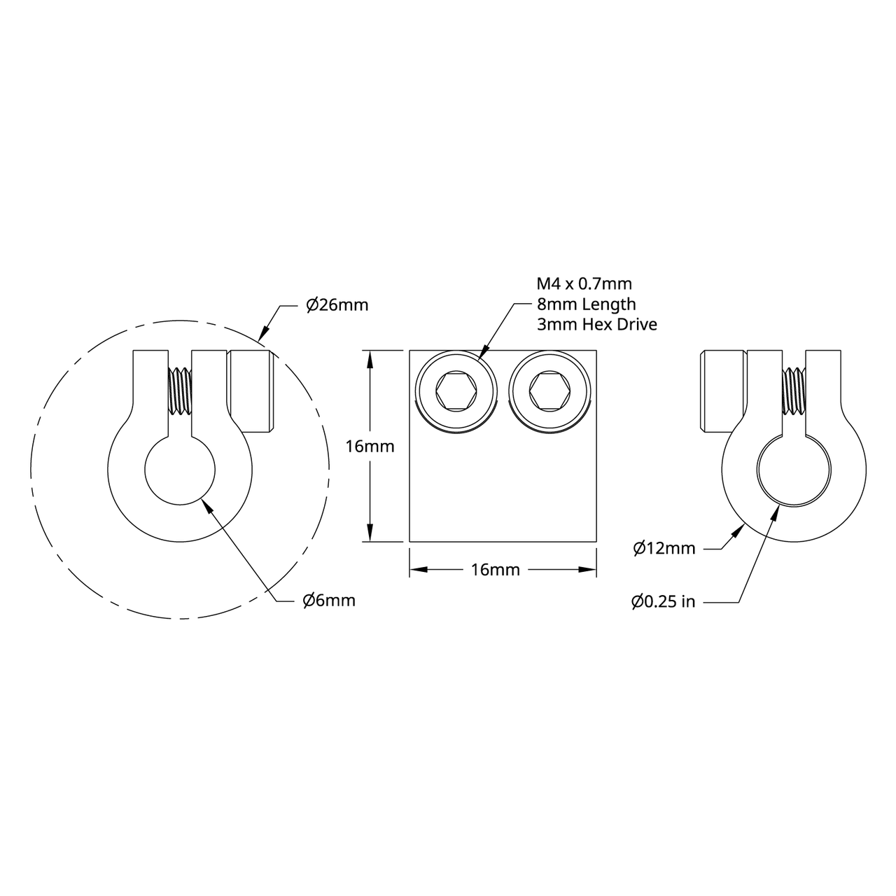4000 Series Clamping Shaft Coupler