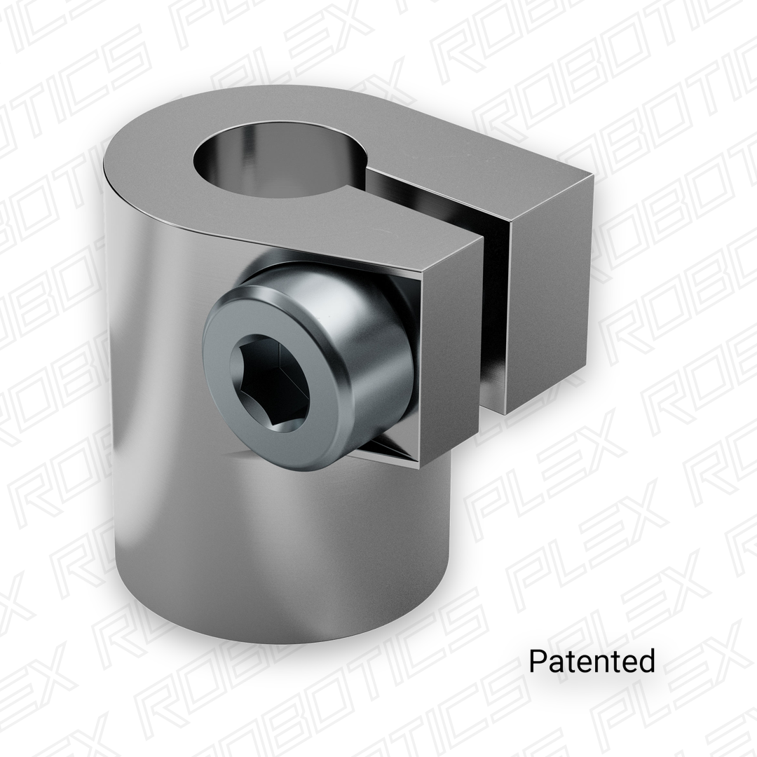 4001 Series Clamping Servo to Shaft Coupler (25 Tooth Spline to 6mm Round Bore)