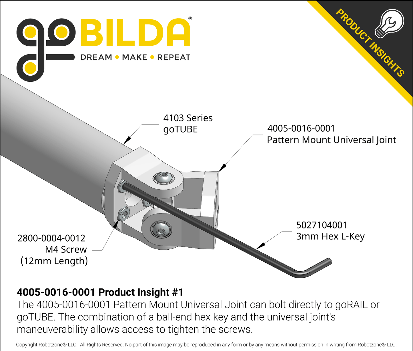 4005 Series Pattern Mount Universal Joint (16-1)