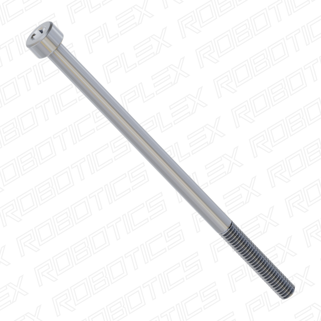 2800 Series Zinc-Plated Steel Socket Head Screw (M4 x 0.7mm, 75mm Length) - 10 Pack