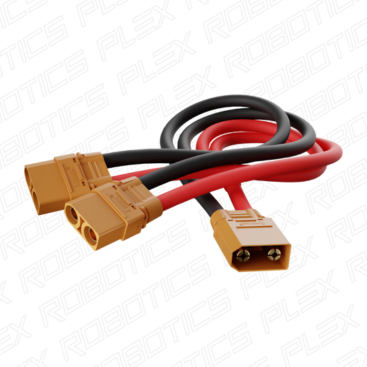 XT90 Y-Harness (Single FH-MC XT90 to Dual MH-FC XT90, 300mm Length)