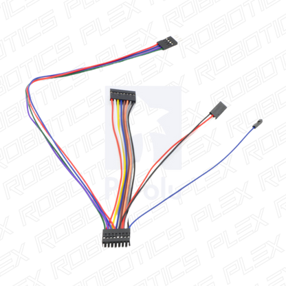 Pololu Wires with Pre-Crimped Terminals 10-Pack F-F 1" Yellow