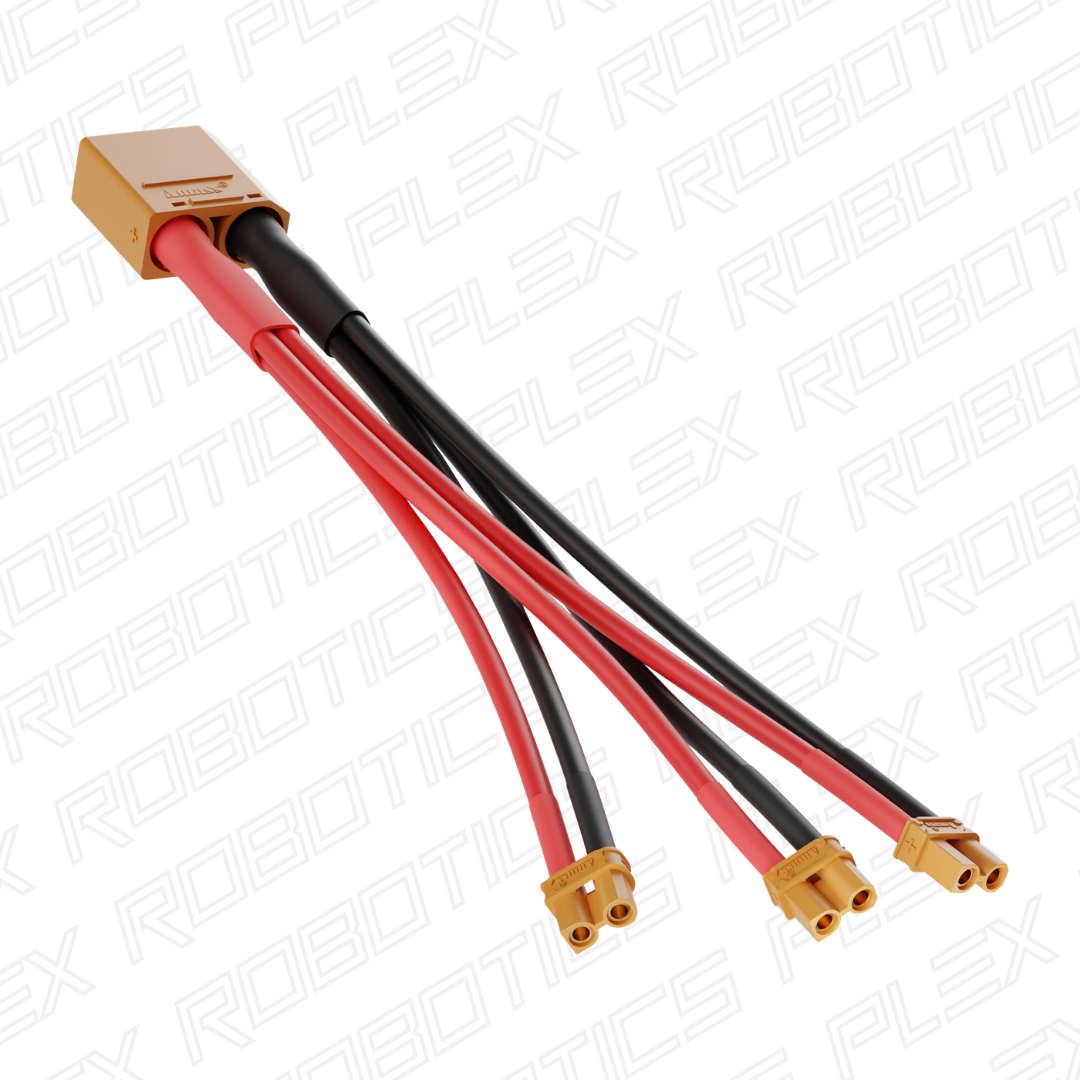 (1) XT90 to (3) XT30 Harness (Single FH-MC XT90 to Triple MH-FC XT30, 150mm Length)