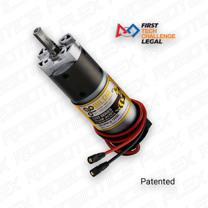 5203 Series Yellow Jacket Planetary Gear Motor (26.9:1 Ratio, 24mm Length 8mm REX® Shaft, 223 RPM, 3.3 - 5V Encoder)