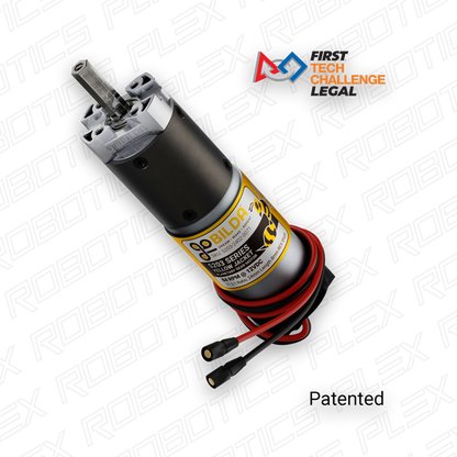 5203 Series Yellow Jacket Planetary Gear Motor (71.2:1 Ratio, 24mm Length 8mm REX® Shaft, 84 RPM, 3.3 - 5V Encoder)