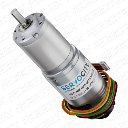 HD Premium Planetary Gear Motor w/Encoder