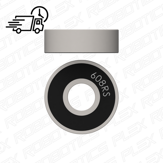 608-RS Bearing (ID=8mm, OD=22mm, W=7mm)