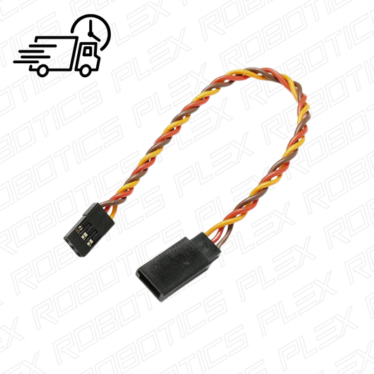 Servo Extension (Twisted Wire, Male to Female, 3-Pos TJC8)